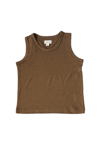 Merino WOol Singlet Base Layer garment for CHildren this Winter Made in New Zealand from ZQ Certified Wool